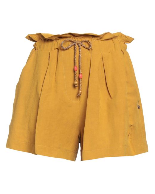 MÊME ROAD Yellow Shorts & Bermuda Shorts