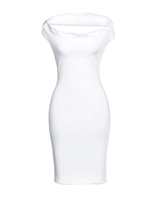 Alexandre Vauthier White Mini Dress