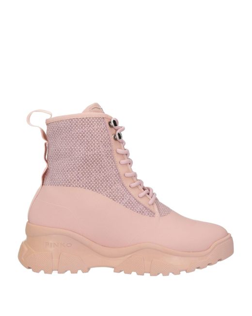 Pinko Pink Ankle Boots