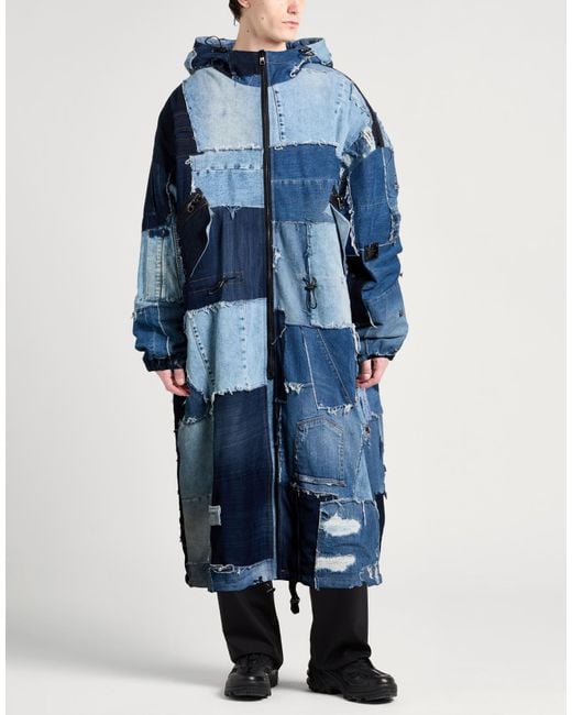Dolce & Gabbana Blue Denim Outerwear for men