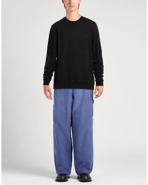 Dondup Black Sweatshirt Cotton, Polyamide, Elastane for men