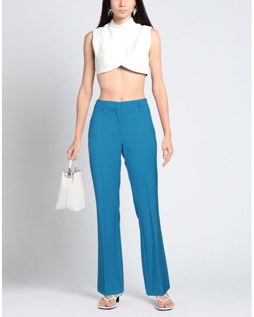 Semicouture Blue Trouser