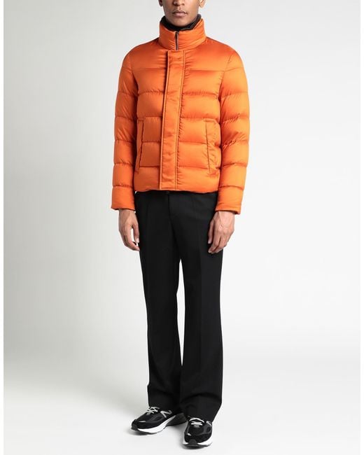 Herno Orange Puffer for men