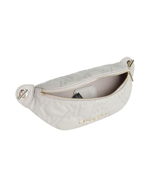 Karl Lagerfeld White Belt Bag