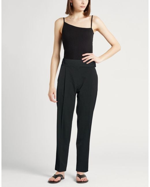 Antonelli Black Pants Polyester, Wool, Elastane