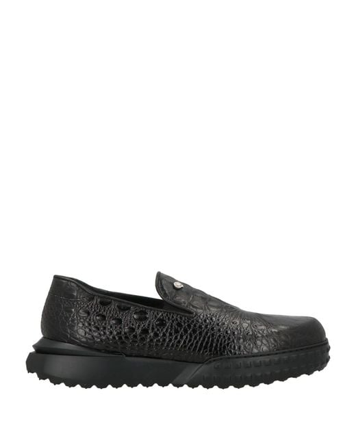 Giovanni Conti Black Sneakers Leather for men