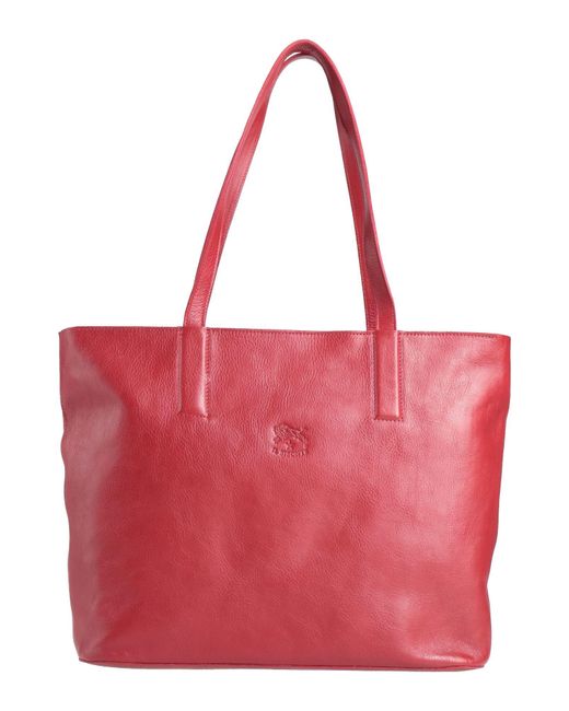Il Bisonte Red Handbag