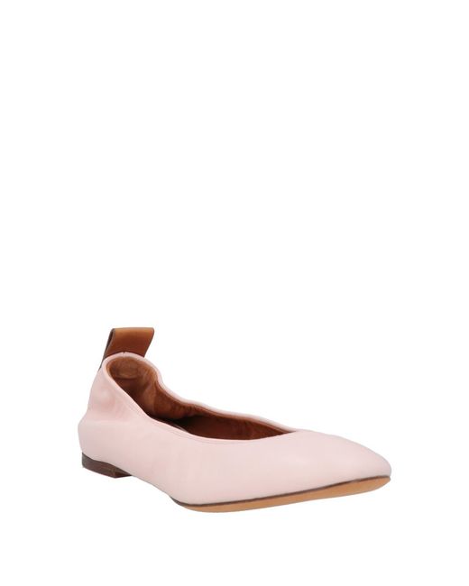 Lanvin Pink Ballet Flats