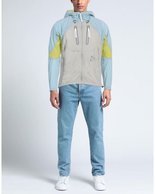 MAISON KITSUNÉ x AND WANDER Blue Jackets for men