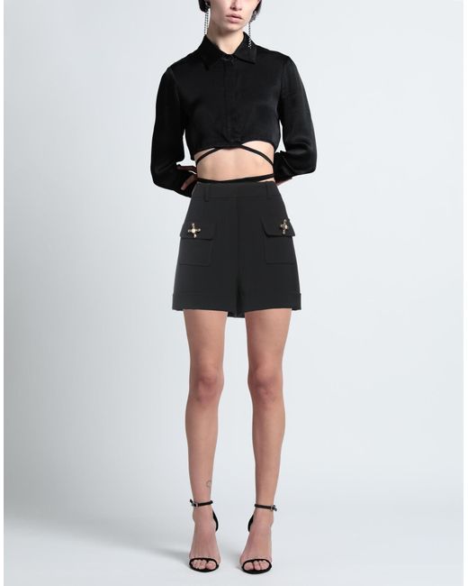 Moschino Black Shorts & Bermuda Shorts
