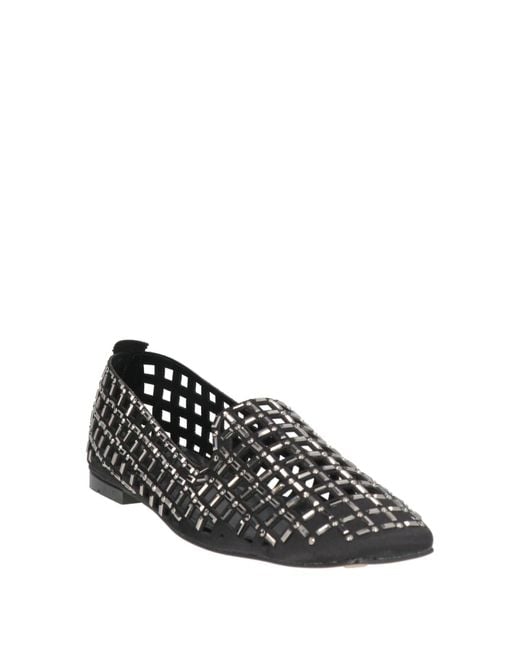Exe' Gray Loafers Textile Fibers