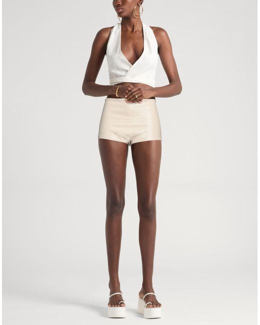 ViCOLO Natural Shorts & Bermuda Shorts Polyurethane, Polyester
