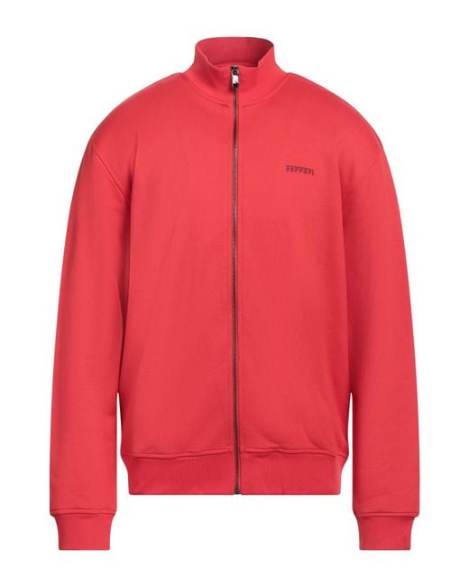 Ferrari Red Sweatshirt Polyamide, Cotton, Elastane for men