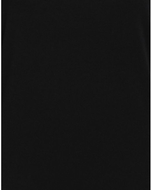 Yohji Yamamoto Black T-Shirt Acrylic, Rayon, Polyurethane