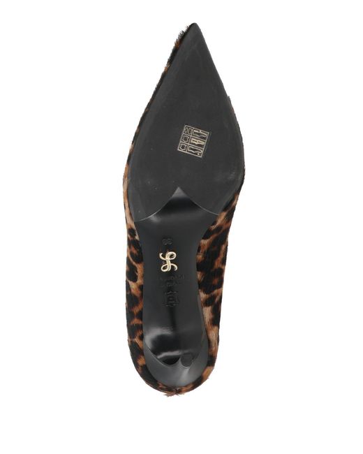 Sergio Levantesi Natural Camel Pumps Leather