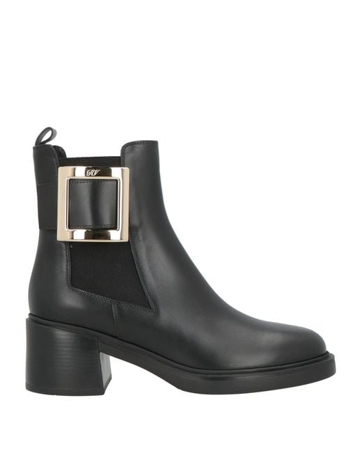 Roger Vivier Black Ankle Boots