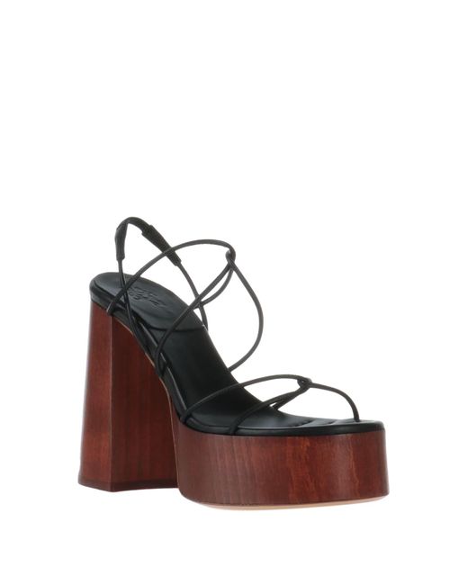 GIA RHW Black Sandals