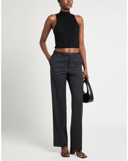 Aspesi Blue Pants Polyester, Virgin Wool, Elastane