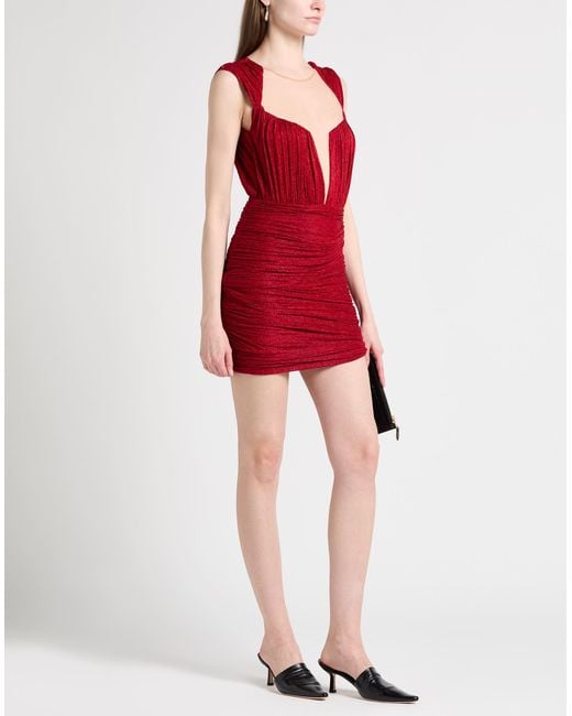 Elisabetta Franchi Red Mini Dress