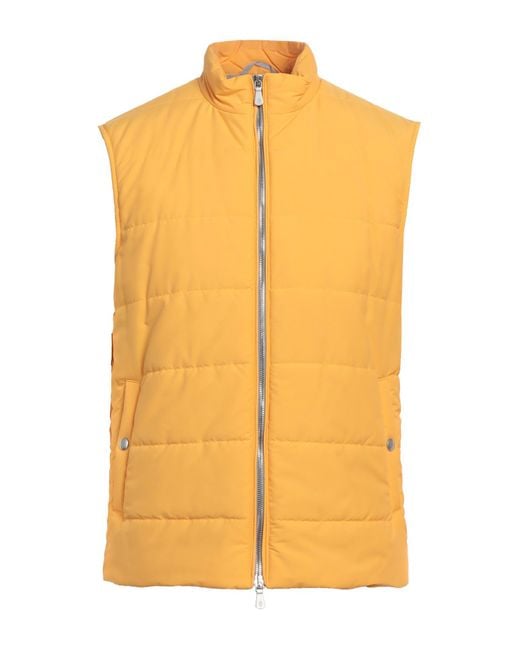 Eleventy Yellow Vest Wool, Polyamide for men