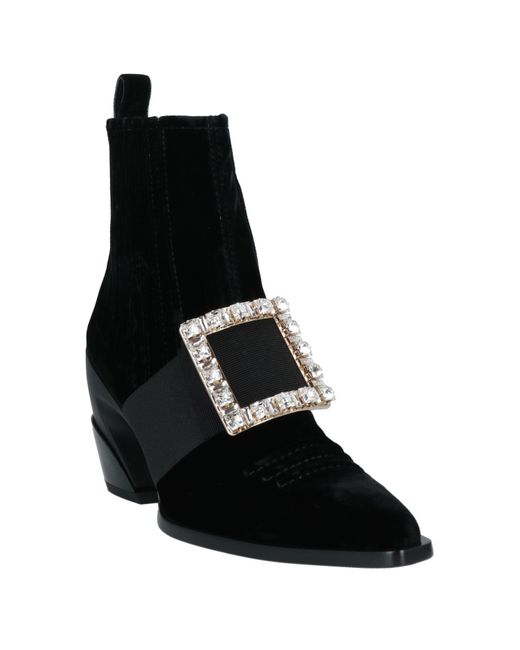 Roger Vivier Black Ankle Boots