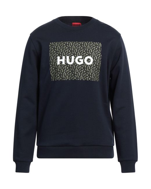 HUGO Blue Sweatshirt for men