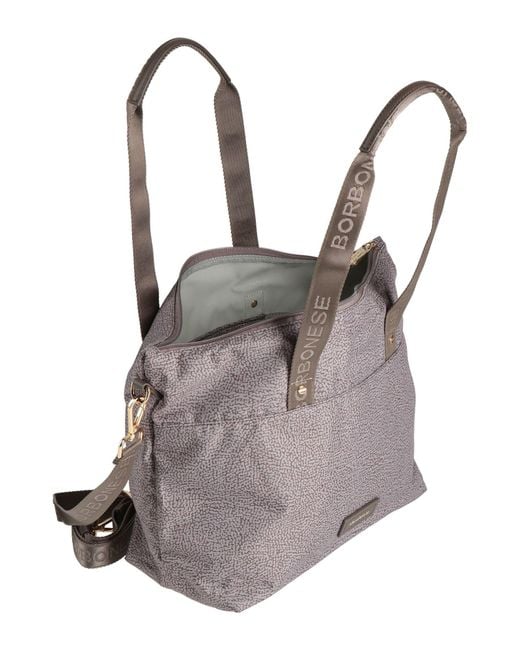 Borbonese Gray Handbag