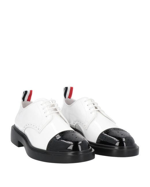 Thom Browne White Lace-up Shoes