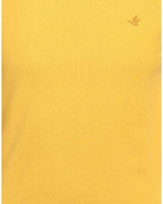 Brooksfield Yellow Sweater Virgin Wool for men