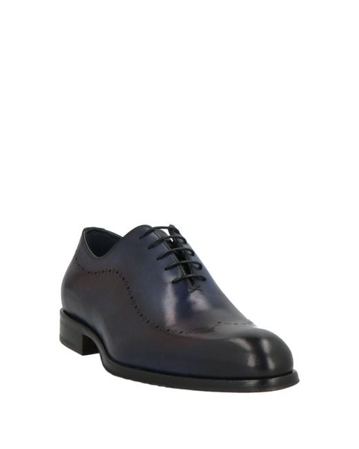 Sutor Mantellassi Gray Midnight Lace-Up Shoes Leather for men