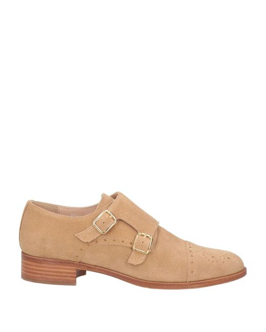 Pertini Natural Khaki Loafers Leather