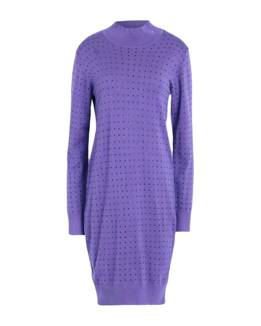 Karl Lagerfeld Purple Mini Dress