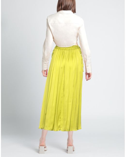 MÊME ROAD Yellow Maxi Skirt