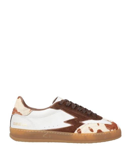 Moaconcept Brown Sneakers Leather