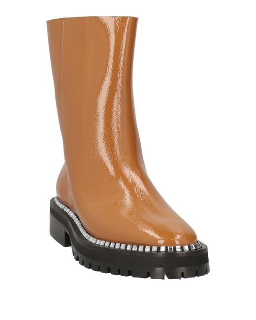 Bottines Ras en coloris Brown