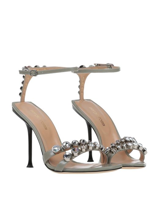 Sergio Rossi White Sandals