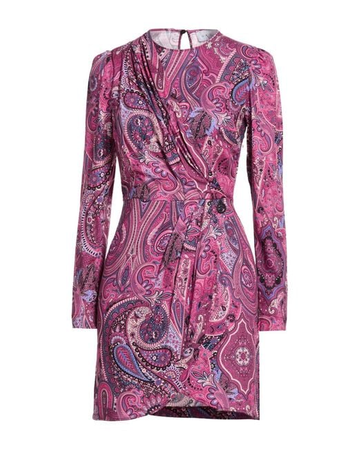Gaelle Paris Purple Mini Dress Viscose
