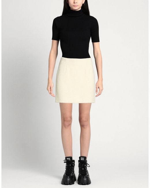 Tagliatore 0205 Natural Mini Skirt
