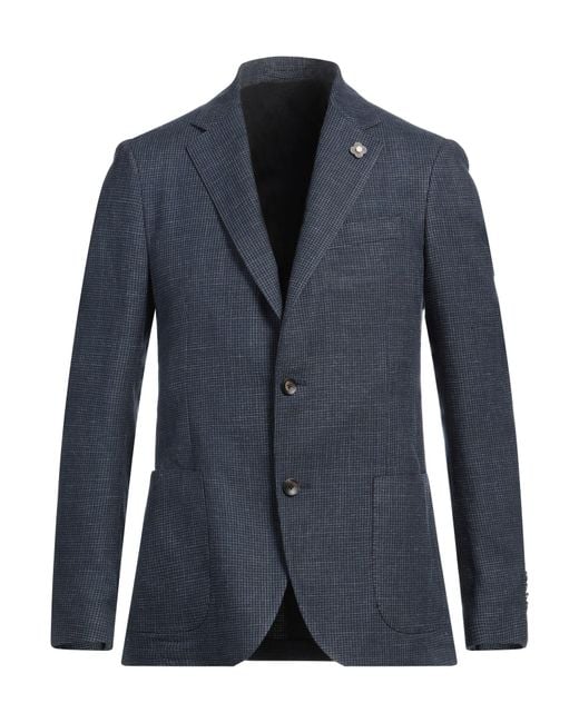 Lardini Blue Blazer for men