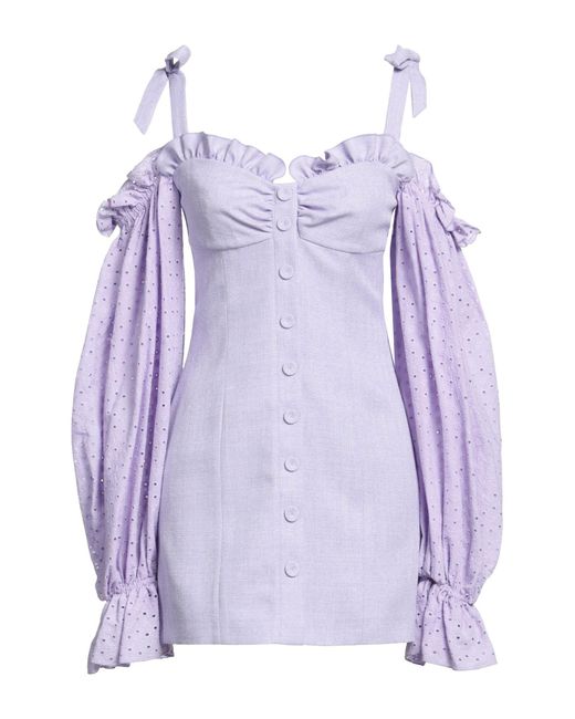 LA SEMAINE Paris Purple Mini Dress