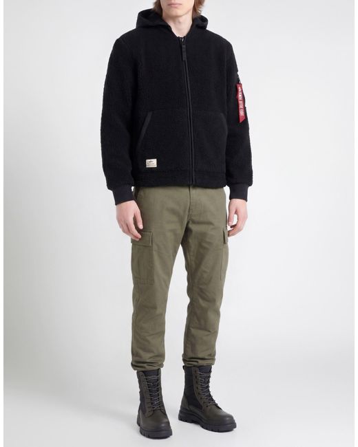 Alpha Industries Black Shearling & Teddy for men