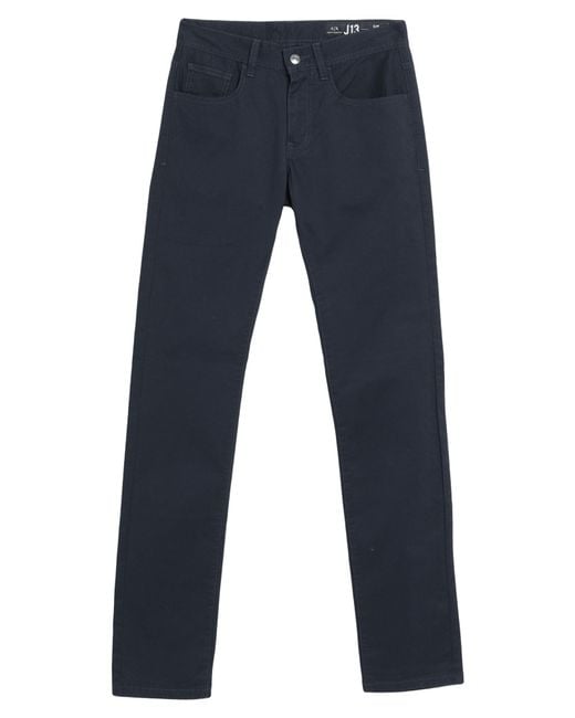 ARMANI EXCHANGE Blue Midnight Pants Cotton, Elastane for men