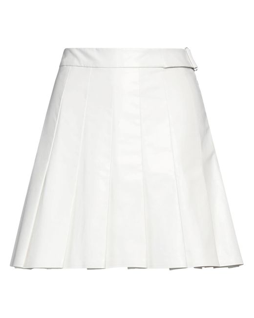 Kassl White Mini Skirt