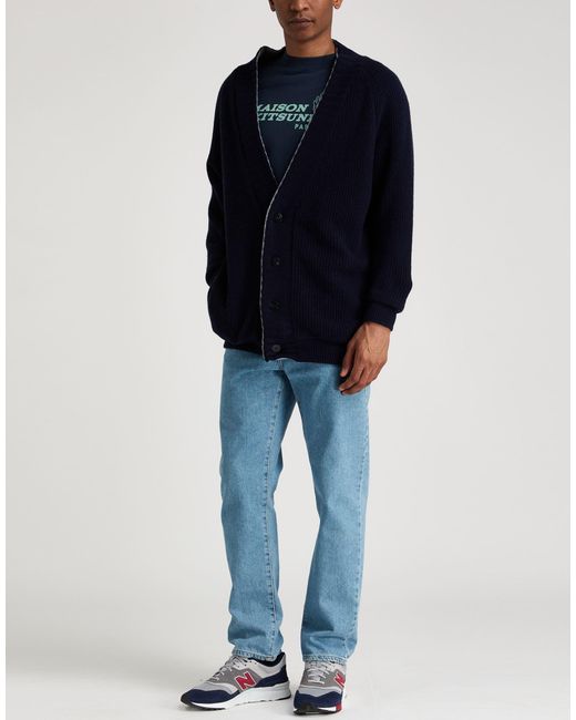 Daniele Fiesoli Blue Cardigan for men