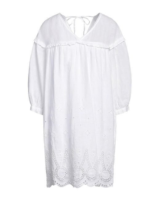 120% Lino White Mini Dress