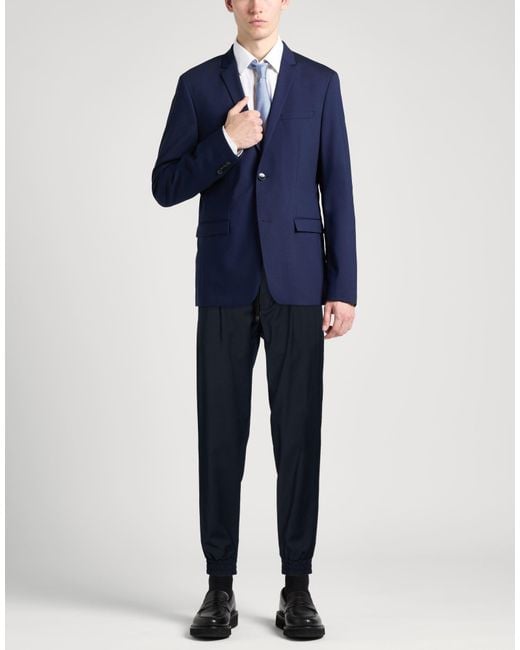 Boglioli Blue Pants for men