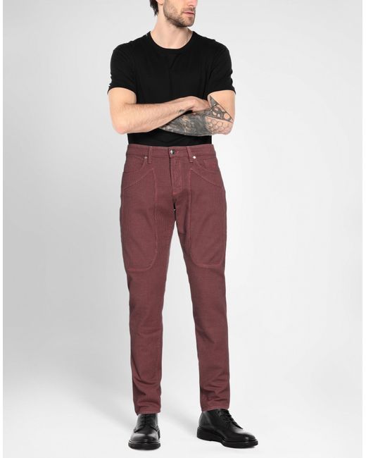 Jeckerson Purple Trouser for men