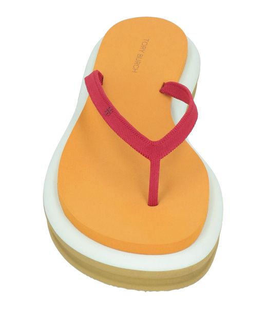 Tory Burch Red Thong Sandal