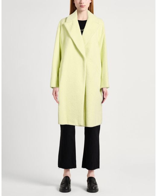 Elena Miro Yellow Coat Polyester