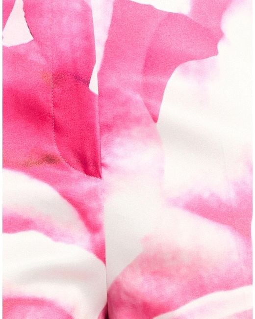 Camilla Pink Fuchsia Pants Polyester, Elastane